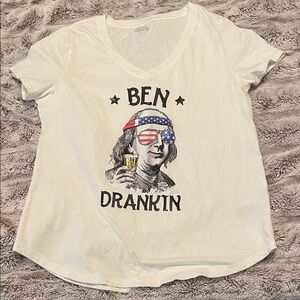 Old Navy white 4th of July  Tee